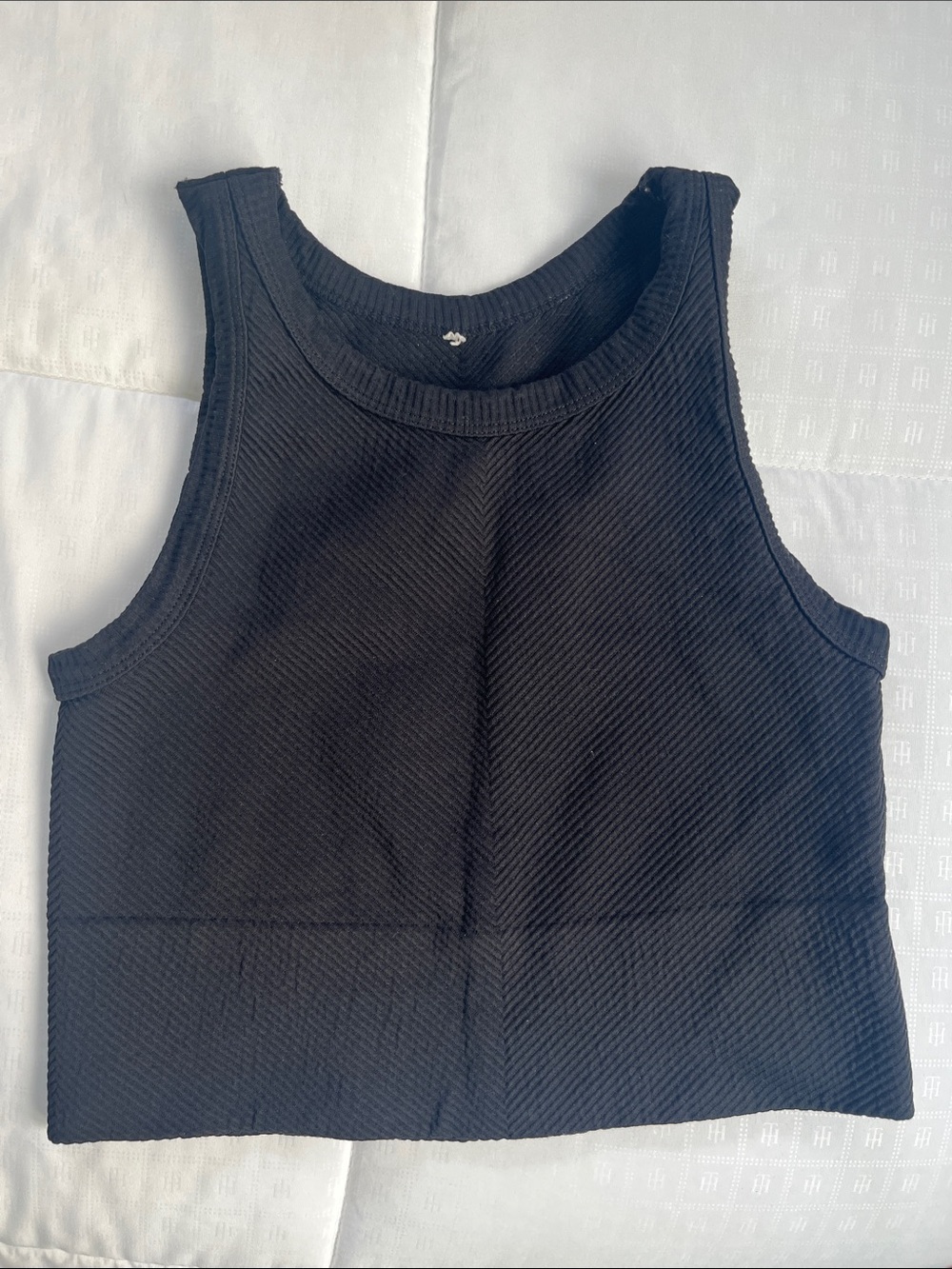 Women's NikiBiki Black Ribbed Tank Top